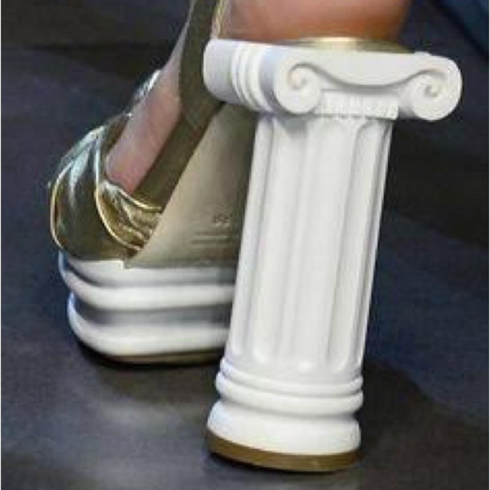 Dolce & Gabbana Greek Goddess Column Heel Sandals